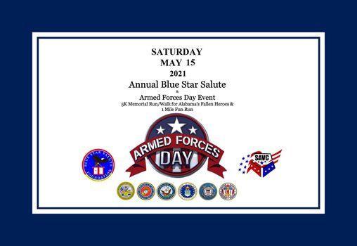 Annual Blue Star Salute Armed Forces Day Event – Alabama