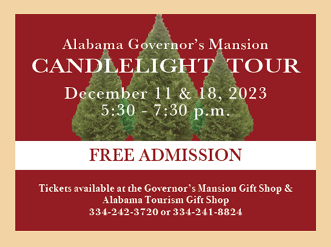 Alabama Governor's Mansion Candlelight Tour