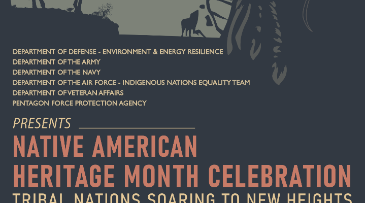 The Pentagon Force Protection Agency, VA and other partners invite you to a live-streamed event on Nov. 8, from 1:00-3:30 p.m. ET, to celebrate the heritage and contributions of American Indians and Alaska Natives for their honorable and indispensable service in our country’s Armed Forces.