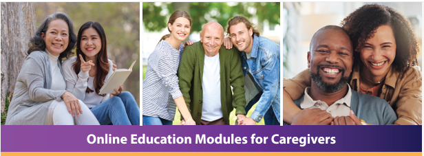 These resources are available for caregivers to increase access to training and obtain knowledge on Veteran/ military, caregiving, and older adults. The links will direct you to the modules. You will be able to go back and access the content using the link. At the end of the lesson (scroll to the bottom of the last page), there is an option to enter your name to generate a certificate of completion. One continuing education unit (CEU) will be provided and but is not accredited by a professional organization.