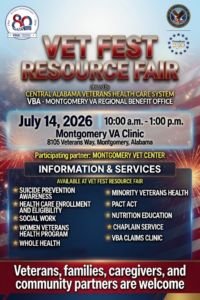 Invitation to the VBA Montgomery Regional Benefit Office resource fair