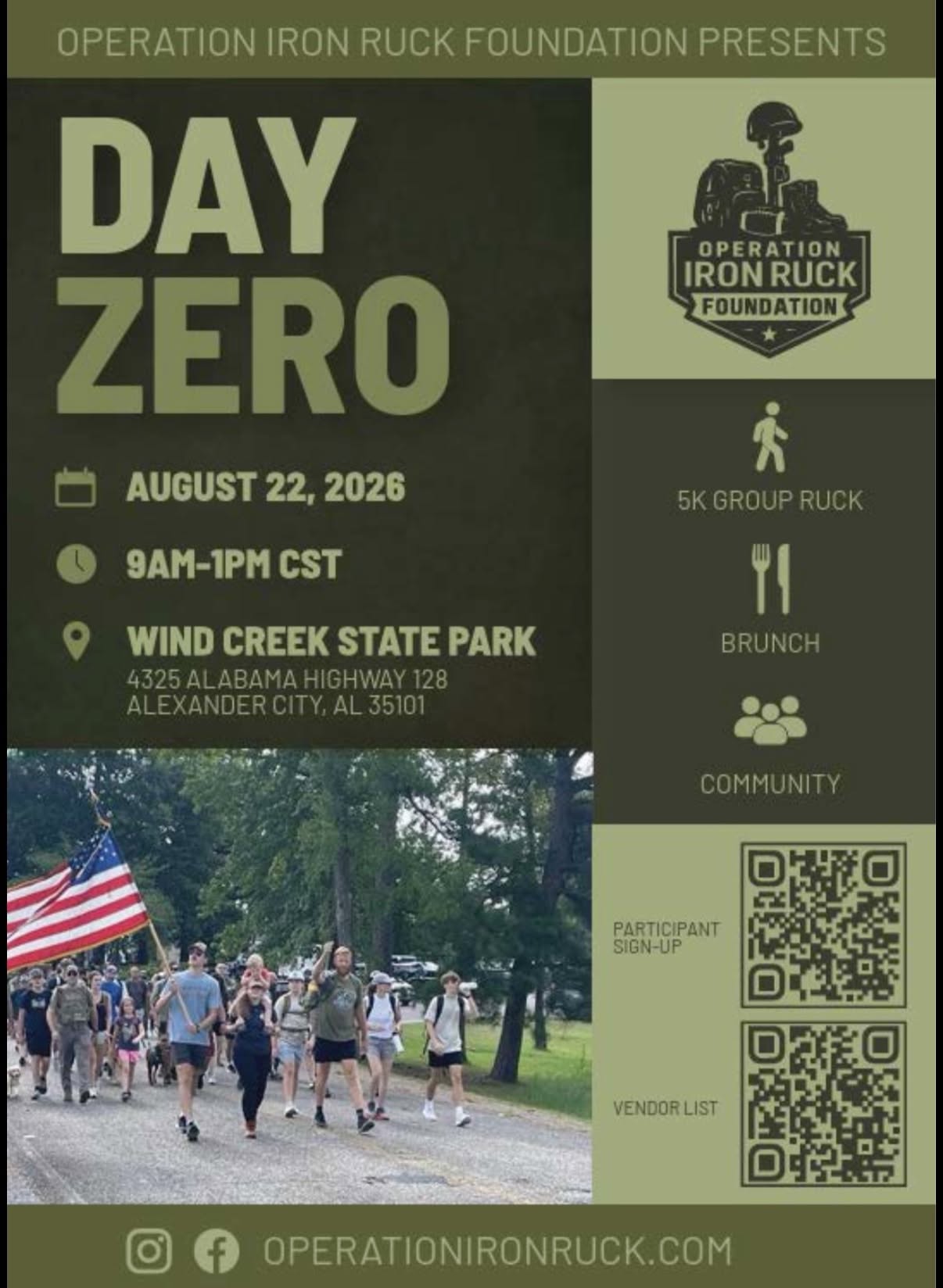 Operation Iron Ruck Day Zero Flyer